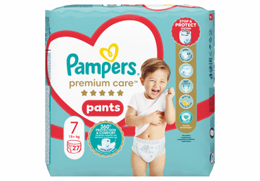 Autiņbiksītes PAMPERS PC S7 17+kg 27gab.
