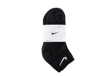 Zeķes NIKE Quarter 38-42 3pāri melnas