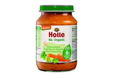 BIO biezenis HOLLE dārzeņu 6+ 190g