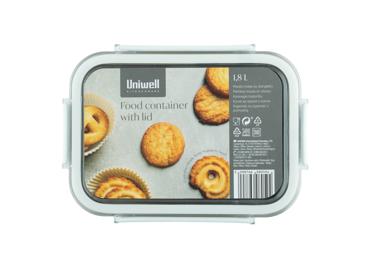 Pārtikas uzglabāšanas trauks&vāku UNIWELL 1800ml