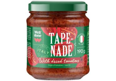 Kaltētu tomātu tapenāde WELL DONE 190g