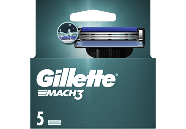Skūšanās kasetes GILLETTE Mach 3 5gab. - 1
