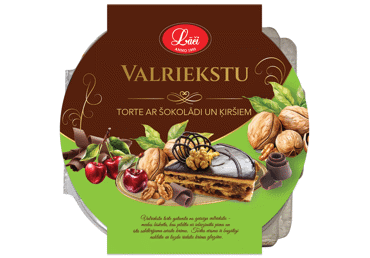 Torte valriekstu ar ķiršiem LĀČI 480g
