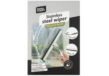 Nerūsējošā tērauda logu tīrītājs HOME EXPERT 25,2x2,7x18,2cm
