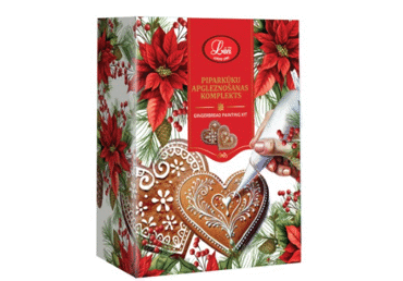 Piparkūku apgleznošanas komplekts LĀČI 350g