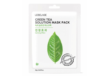 Sejas maska LEBELAGE Green Tea 25g