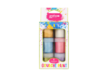 Guaša GRAFIA PLUS 6 perlamutra krāsas