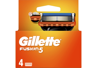 Skūš.kasetes GILLETTE FUSION 4gab. - 1