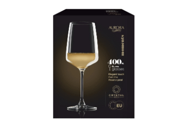 Vīna glāzes AURORA Moments 400ml 4gab.