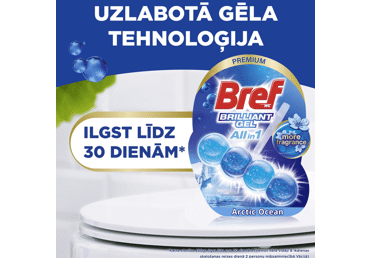 Tualetes bloks BREF BG Arctic Ocean2x42g - 3