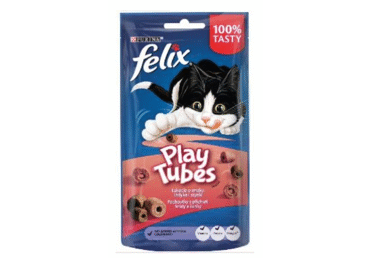 Gardums kaķiem FELIX Play Tubes ar tītara šķiņķi 50g