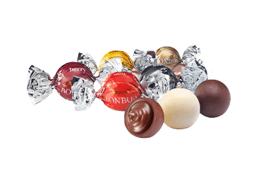 Konfektes šokolādes asorti BON BON sver.