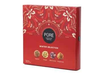 Šokolādes trifeļu izlase PURE CHOCOLATE Ziema 136g - 2