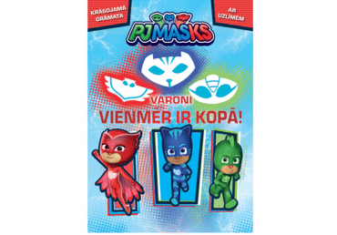 Krāsojamā grāmata PJ Masks. Varoņi vienmēr ir kopā!