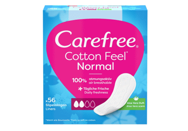 Ikdienas ieliktnīši CAREFREE Cotton Aloe 56gb