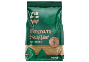 Brūnais cukurs WELL DONE  500g