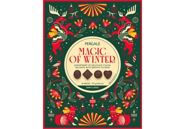 Konfekšu kārba Dark Winter PERGALE 171g