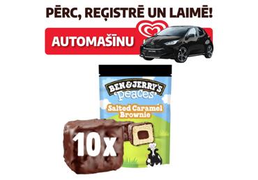 Saldējums Salted caramel Browni BEN&JERRY'S 10x15g - 1