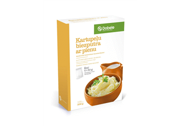 Kartupeļu biezputra DOBELE ar pienu 200g - 2