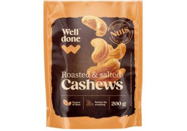 Indijas rieksti sālīti WELL DONE 200g