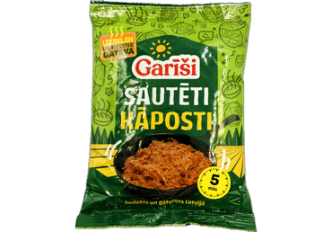 Kāposti sautēti GARĪŠI paciņa 500g
