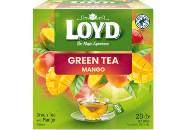 Zaļā tēja LOYD ar mango garšu 20x1,5g