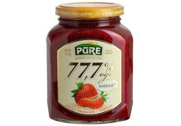 Zemeņu ogu Smēriņš 77,7% PŪRE 410g