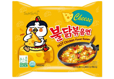 Ātri pagatavojamas nūdeles SAMYANG vistas&siera Ramen 140g