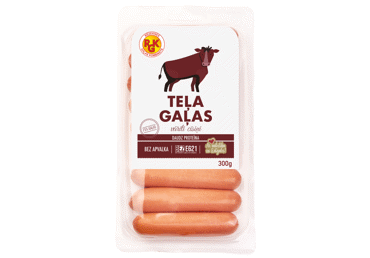 Teļa gaļas cīsiņi vārīti RGK 300g