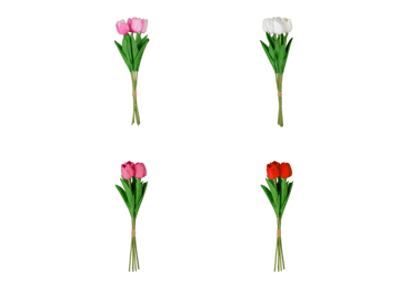 Mākslīgs puķu pušķis 37cm, 1gb.