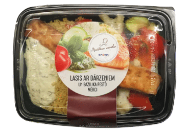 Lasis ar dārzeņiem un bazilika pesto mērci MEISTARA MARKA 350g