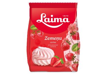 Zefīrs LAIMA zemeņu 200g
