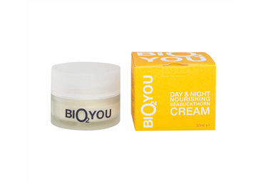 Pretgrumbu krēms BIO2YOU ar smiltsērkšķiem un hialuronskābi 50ml