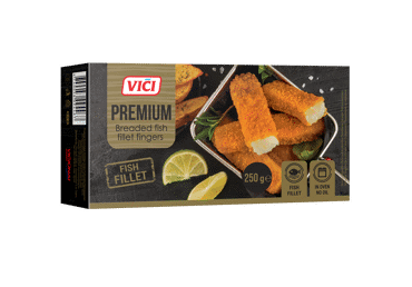 Zivju filejas pirkstiņi VIČI Premium 250g