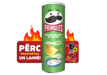 Sāļā uzkoda PRINGLES ar skābo krējumu un sīpoliem 165g - 1