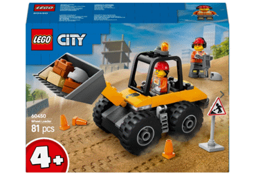 Konstruktors LEGO Dzeltens celtnis-iekrāvējs 60450