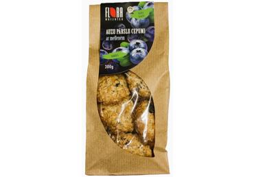 Auzu pārslu cepumi ar mellenēm FLORA 300g