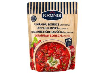 Ukraiņu borščs ar cūkgaļu KRONIS 530g
