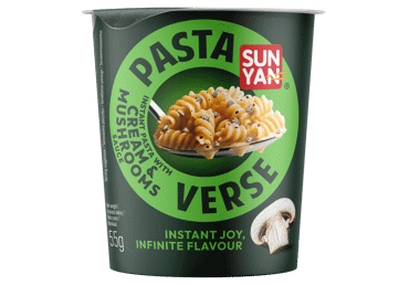 Ātri pagatavojamas nūdeles SUN YAN Pasta Verse sēņu 55g