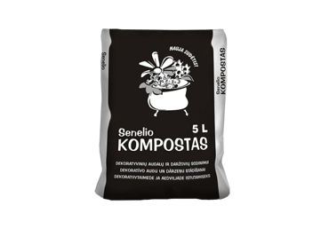 Komposta zeme SENELIO KOMPOSTAS 5l