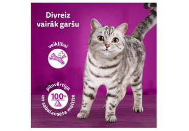 Kaķu barība WHISKAS Pure Delight Mix 4x85g - 2