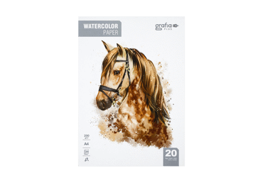 Akvareļu albums GRAFIA PLUS A4 20 lapas - 3