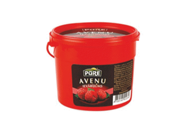 Ievārījums PŪRE aveņu 410g spainītī