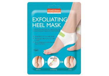 Pēdu maska PUREDERM papēžiem 18g