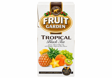 Melnā tēja FRUIT GARDEN Tropical 80g