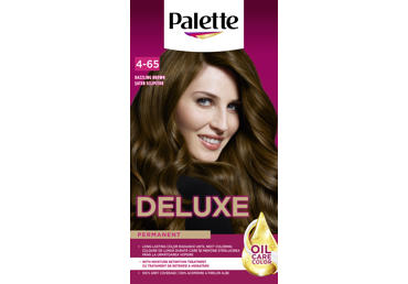 Palette Deluxe matu krāsa 4-65 starojoši brūns