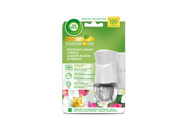 Elektriskais gaisa atsvaidzinātājs AIRWICK+uzpilde Jasmin Bloom 19ml