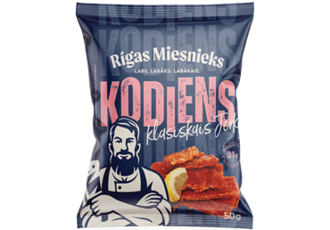 Cūkgaļas Jerky klasiskais KODIENS 50g
