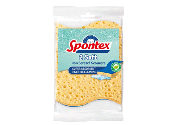 Trauku mazg.sūkļi SPONTEX Soft 2gab.