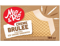 Saldējums Creme Brulee sendvičs MIO&RIO 90g